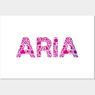 ARIA NAME Posters and Art